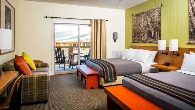 غرفة بسريرين كوين لذوي الإعاقة، Rush Creek Lodge at Yosemite 1/4