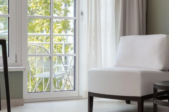 جناح جونيور بإطلالة على الحديقة بشرفة، Hotel Spiess Spiess Appartement Pension 6/9