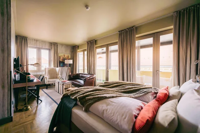 جناح جونيور بشرفة، Baltazar Budapest Boutique Hotel 1/10