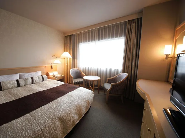 غرفة ركنية بسرير كوين للمدخنين، Numazu Riverside Hotel 1/1