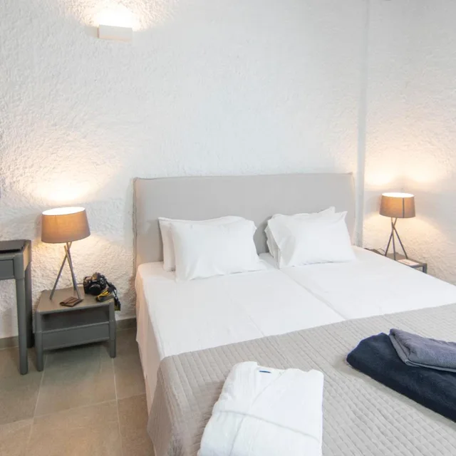 غرفة بسرير مزدوج أو سريرين منفصلين بإطلالة على الحديقة، Apollo Resort 5/10