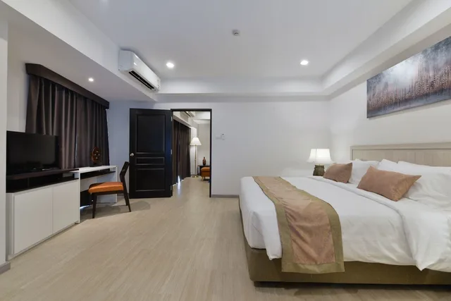 غرفة تنفيذية بسرير مزدوج بغرفة نوم واحدة، Aspira Residence Ruamrudee 1/9