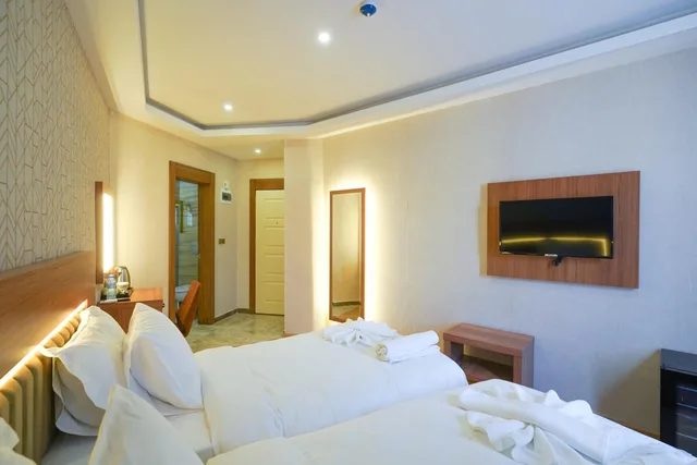 غرفة بسرير مزدوج أو سريرين منفصلين، UGURLU HOTEL 5/10