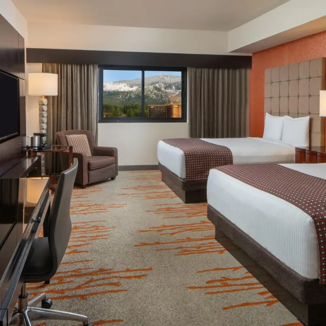 غرفة ديلوكس بسريرين كوين، Golden Nugget Lake Tahoe Hotel & Casino 1/4