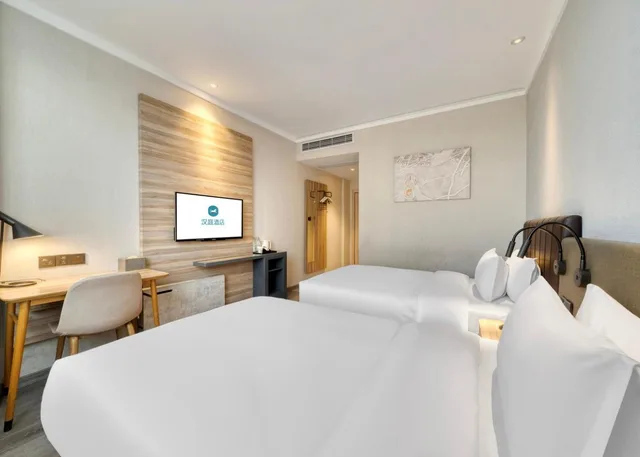 غرفة بسريرين منفصلين، Hanting Hotel (Hangzhou Cuiyuan branch) 1/1