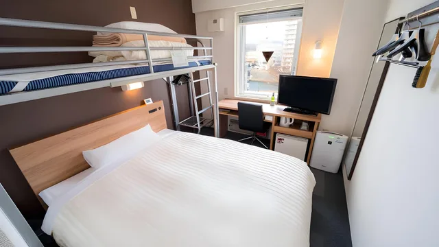 Room, Double or Single Bed, Bunk Bed، Super Hotel morioka 1/1