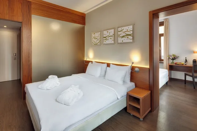 جناح عائلي بسرير مزدوج وسريرين منفصلين، CAROL HOTEL 1/5