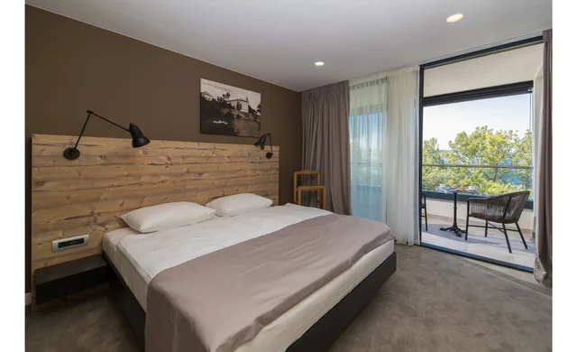 غرفة بريميوم بسرير مزدوج أو سريرين منفصلين بشرفة، Boutique Hotel Esplanade 2/6