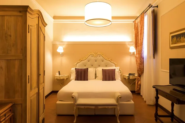 غرفة بسرير كوين، Art Hotel Villa Agape 1/1
