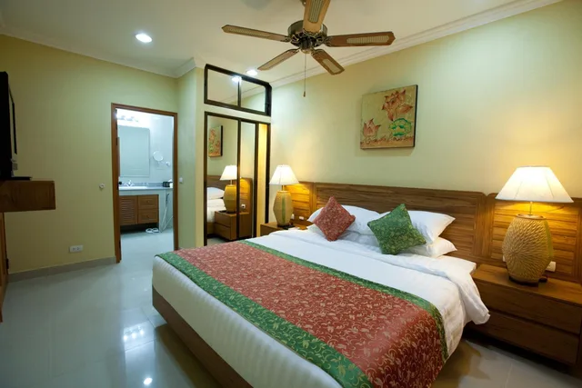 شقة بسرير كينج وسرير كوين بغرفتي نوم، Baan Souy Resort 3/9