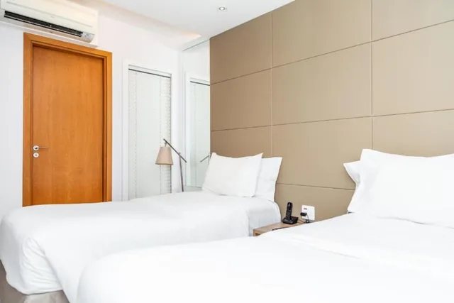غرفة ديلوكس مفردة بسريرين منفصلين، Hilton Garden Inn Belo Horizonte 2/7