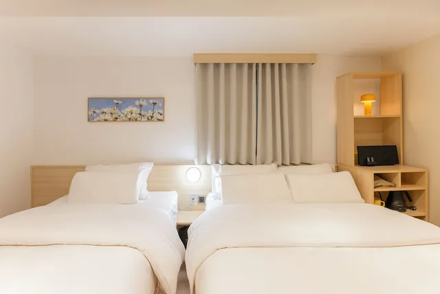 غرفة قياسية ثلاثية بسرير مزدوج وسرير فردي، Myeongdong Guesthouse Como 1/9