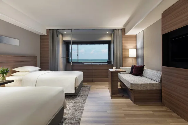 غرفة بسرير كينج بإطلالة على البحر، Nanki-Shirahama Marriott Hotel 3/5