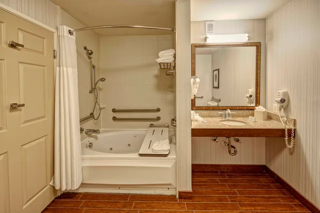 جناح بسرير كينج بحوض استحمام لذوي الإعاقة، Hilton Garden Inn Minneapolis Eden Prairie 1/1