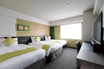 غرفة سوبيريور بثلاثة أسرّة مع سرير سحّاب إضافي، Daiwa Roynet Hotel Nara Ex Daiwa Royal Hotel D Premium Nara 1/1