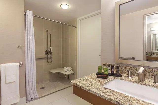 جناح بسرير كينج بغرفة نوم واحدة مع أريكة لذوي الإعاقة، Embassy Suites by Hilton Anaheim Orange 6/8