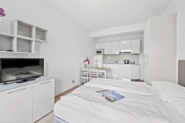 شقة بانورامية بإطلالة على الجبل بشرفة بغرفة نوم واحدة، Residence Lagorai 6/8