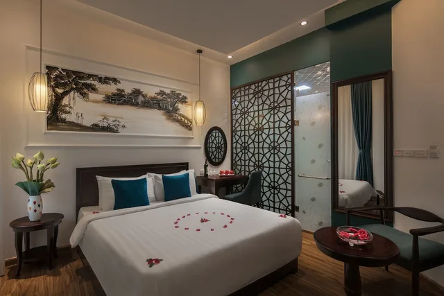 غرفة ديلوكس بسرير مزدوج أو سريرين منفصلين بإطلالة على المدينة لذوي الإعاقة، HANOI CHIC BOUTIQUE HOTEL 7/10