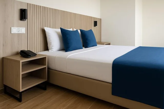 غرفة كلاسيكية بسرير كوين بإطلالة على المدينة، Hotel Infante Santo 2/3