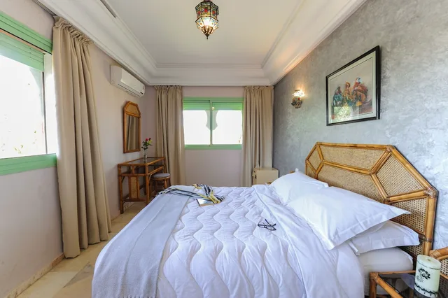 شقة حصرية بسريرين منفصلين وسريرين كينج بـ3 غرف نوم، In Club Palmeraie Resort 1/9