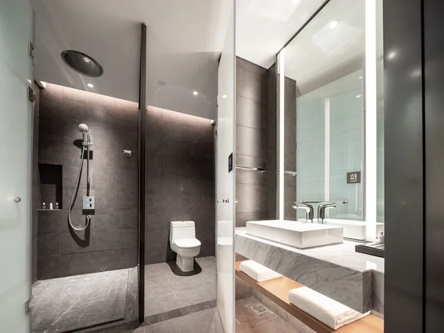 غرفة إليت بسرير كوين بإطلالة على الجبل، Genpla Hotel Shenzhen Nanshan 6/6