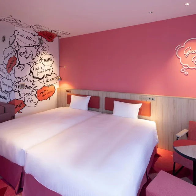 غرفة ديلوكس بسريرين منفصلين، Hotel Kintetsu Universal City 3/6
