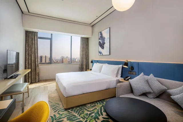 غرفة أساسية بسرير كينج، Hilton Garden Inn Changde Dingcheng 2/4