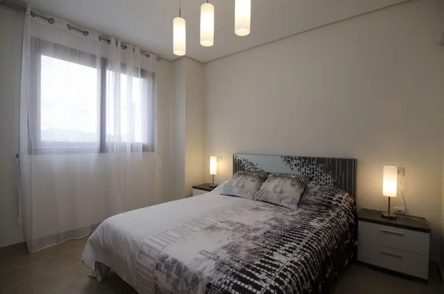 شقة بسرير مزدوج وسريرين منفصلين بإطلالة على البحر بغرفتي نوم، Mar De Pulpi Apartamentos 2/3