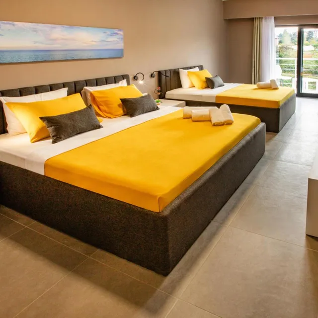 غرفة سوبيريور بسرير مزدوج أو سريرين منفصلين بإطلالة على الجبل، First Joy Hotel 2/6
