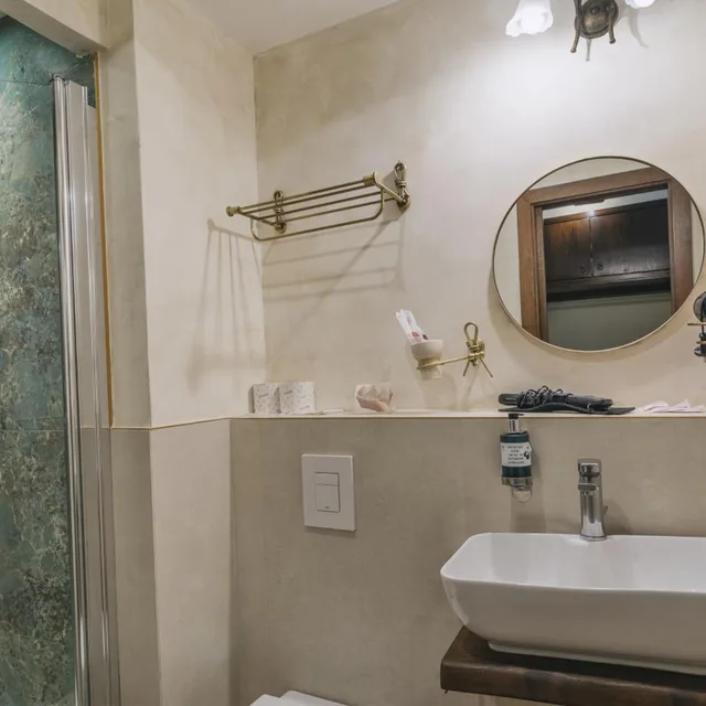 غرفة مفردة بشرفة، Hotel il Convento 10/10