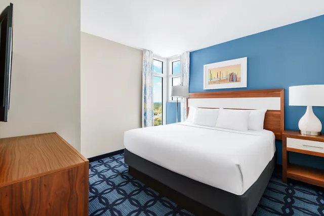 جناح بسرير كوين بإطلالة جزئية على البحر لذوي الإعاقة، Homewood Suites by Hilton Myrtle Beach Oceanfront 2/5