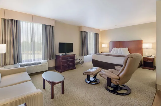 جناح بغرفة نوم واحدة مفردة بسرير كينج مع أريكة، MainStay Suites Roanoke Airport, VA 9/10