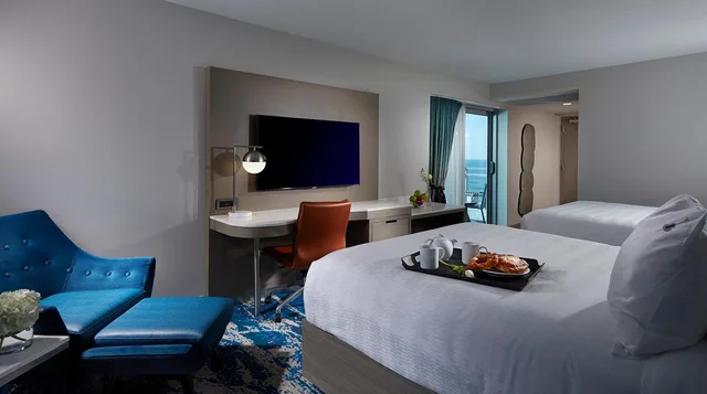 غرفة رباعية بشرفة، Hard Rock Hotel Daytona Beach 1/3