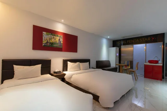 غرفة سوبيريور بسريرين منفصلين، Pentastar Hotel 1/7