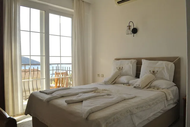 غرفة قياسية بسريرين منفصلين بإطلالة على البحر، Hotel Dionysia 1/1