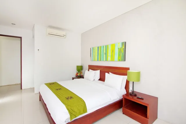 شقة ديلوكس بسريرين مزدوجين بغرفتي نوم، Apple Villa And Apartment 4/5
