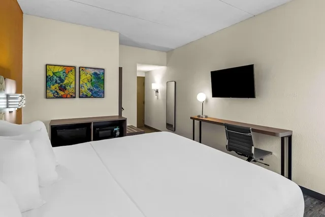 غرفة بسرير كينج لذوي الإعاقة، Spark by Hilton Syracuse Carrier Circle 2/8