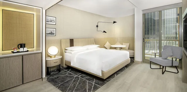 غرفة كلاسيكية بسرير مزدوج بإطلالة على المدينة، Sheraton Abu Dhabi Hotel & Resort 7/10