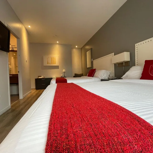 غرفة بسرير كينج وسريرين كوين، Hotel Du Nord 2/10
