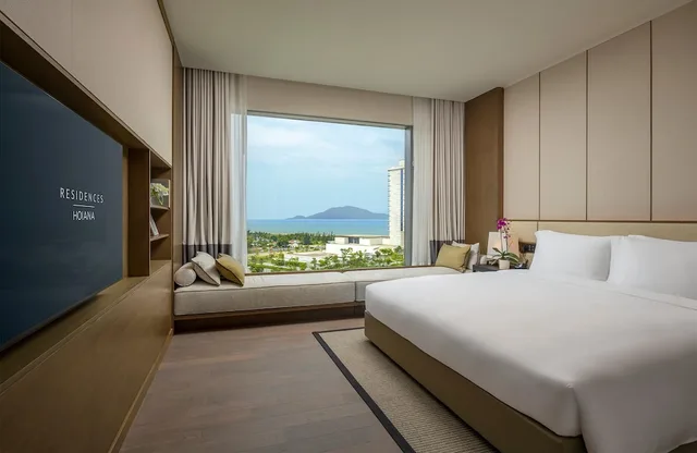 غرفة بسرير كينج وسرير كوين وسرير فردي بغرفتي نوم، Hoiana Residences 2/4