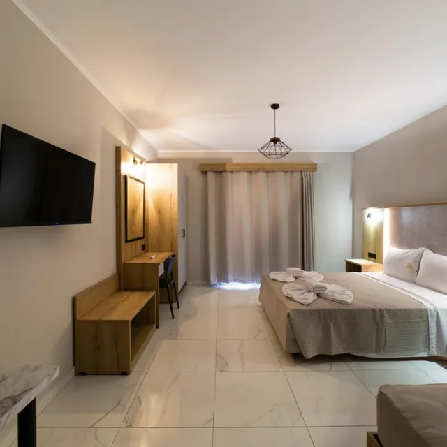 غرفة ديلوكس بسرير مزدوج، Sky View Suites 7/10