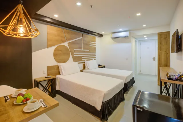 غرفة ديلوكس بسريرين منفصلين، Rio Design Hotel 8/10