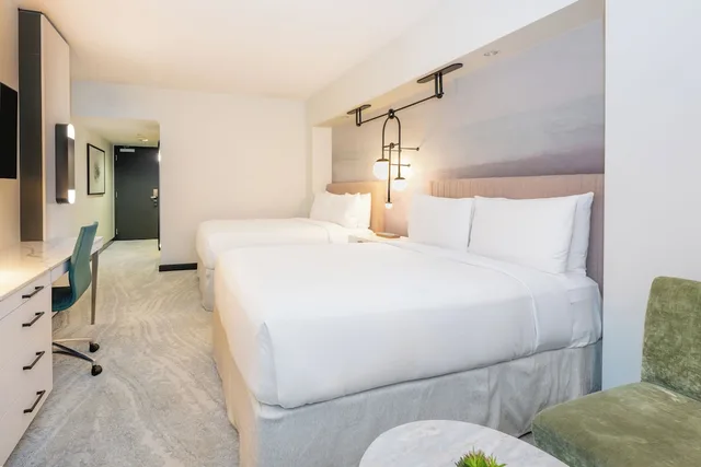 غرفة بسريرين كوين بإطلالة على المدينة لذوي الإعاقة، Hotel 1000 Seattle 2/9