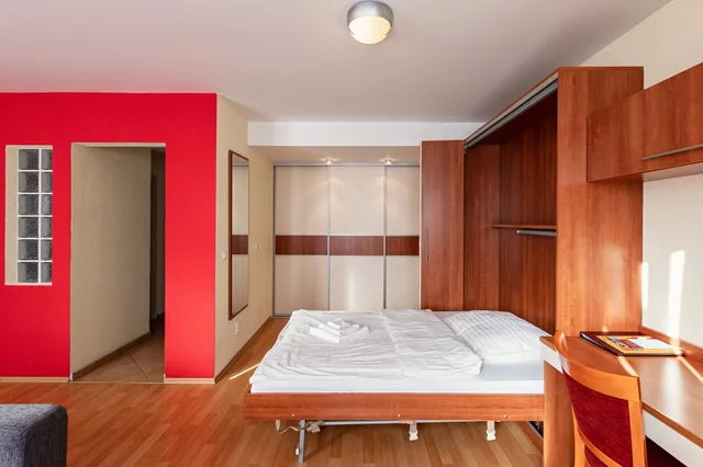 غرفة كومفورت بغرفة نوم واحدة مفردة بسرير فردي بمطبخ صغير، Urpin City Residence 3/7