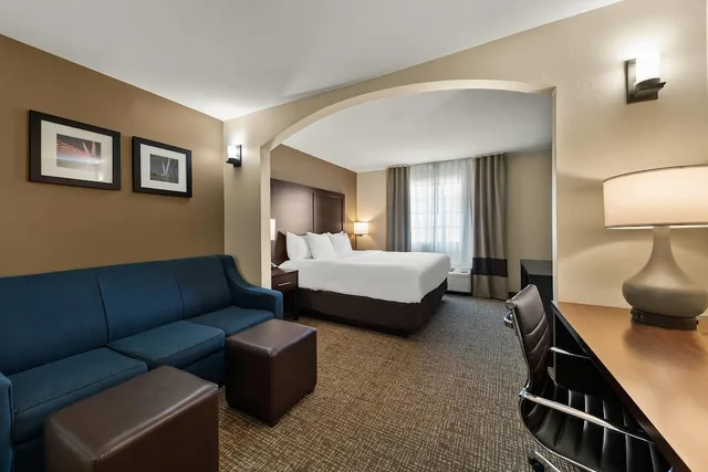 جناح بسرير كينج مع أريكة، Comfort Inn and Suites Atoka 5/6