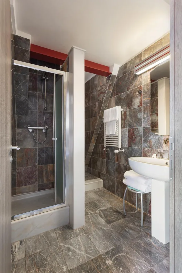 غرفة رباعية بشرفة، Hotel Lombardia 3/3