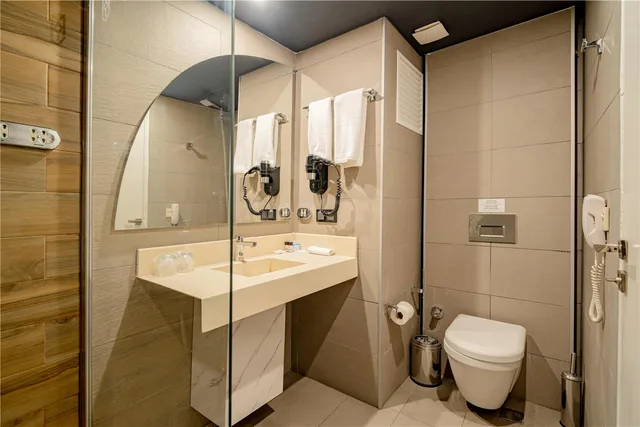 غرفة قياسية بسريرين منفصلين بإطلالة على المدينة، Best Western Izmir Hotel 3/4