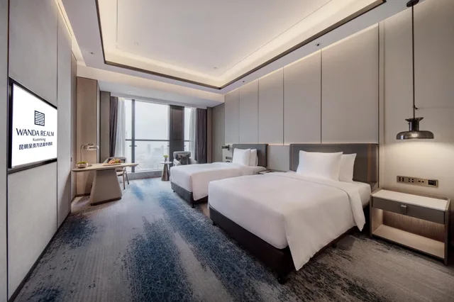 غرفة غراند ديلوكس بسريرين منفصلين، Wanda Realm Kunming 2/2