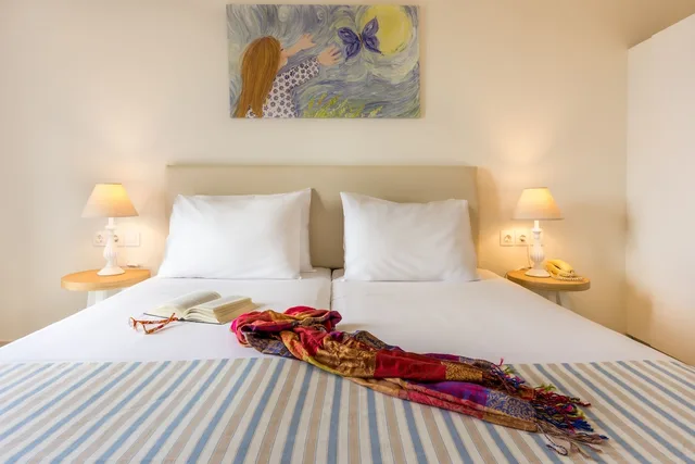 غرفة سوبيريور بسرير مزدوج أو سريرين منفصلين بإطلالة على الحديقة، Vasia Ormos Hotel - Adults Only 2/2