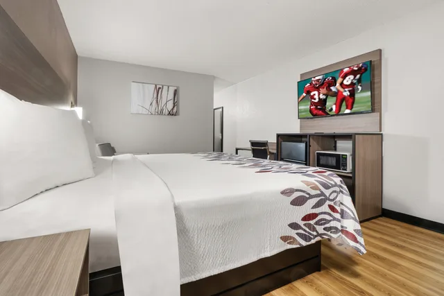Non-Smoking Superior 1 King Bed, Micro-Fridge، Red Roof Inn Memphis - Graceland/ Airport 1/10